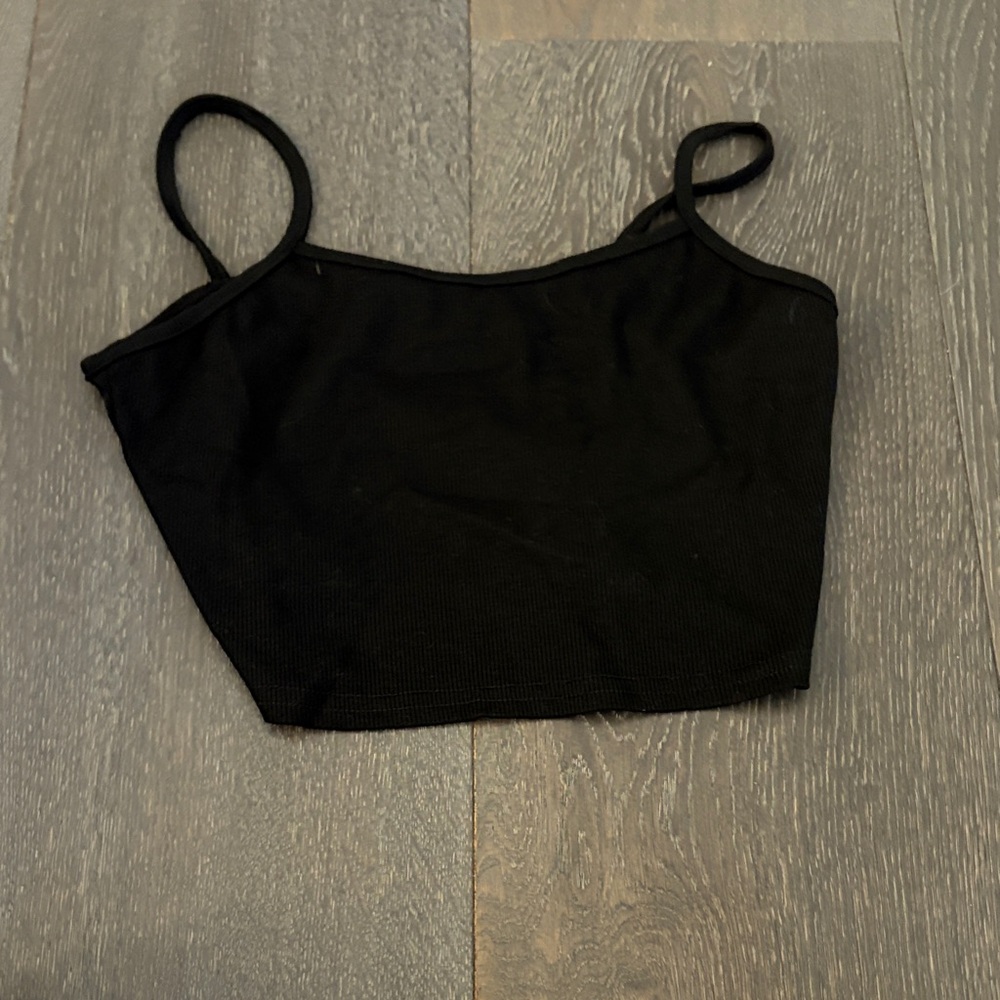 Black Women's Crop Top